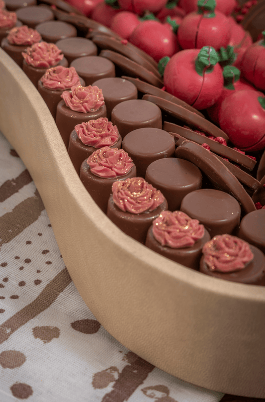 Ruby Bloom Chocolate Tray