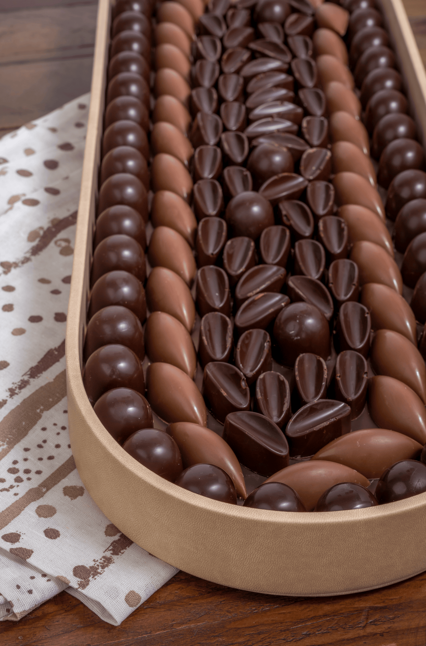 Noir Luxe Chocolate Tray