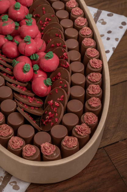 Ruby Bloom Chocolate Tray