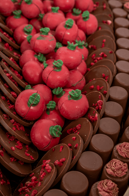 Ruby Bloom Chocolate Tray