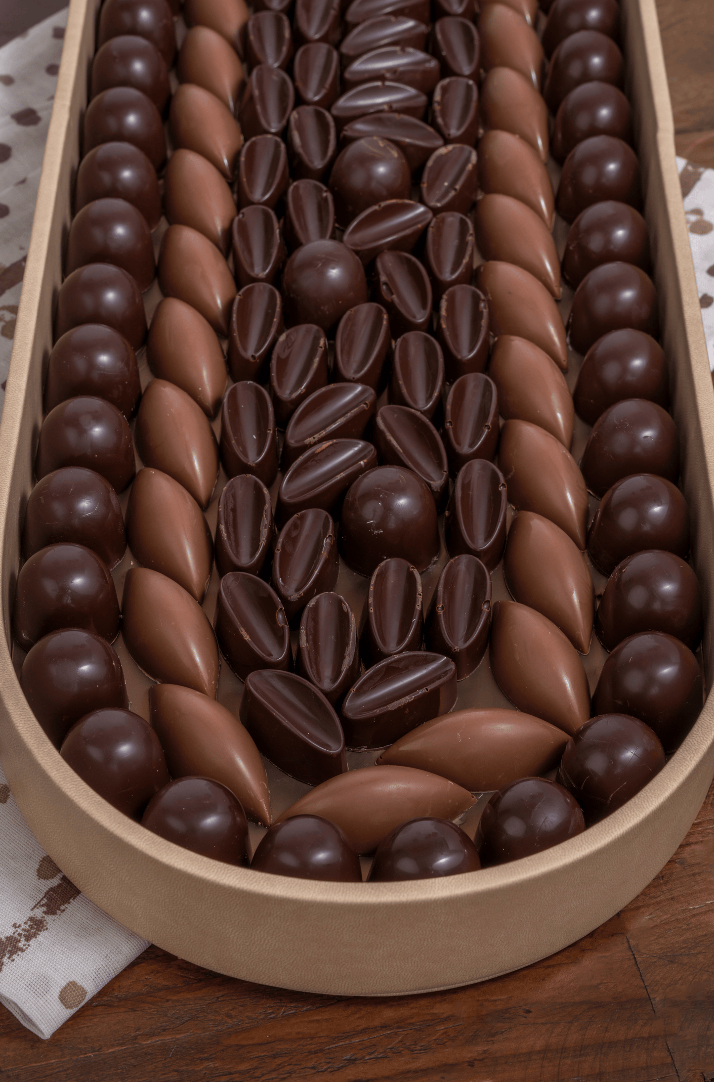 Noir Luxe Chocolate Tray